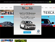 Tablet Screenshot of infomotori.com